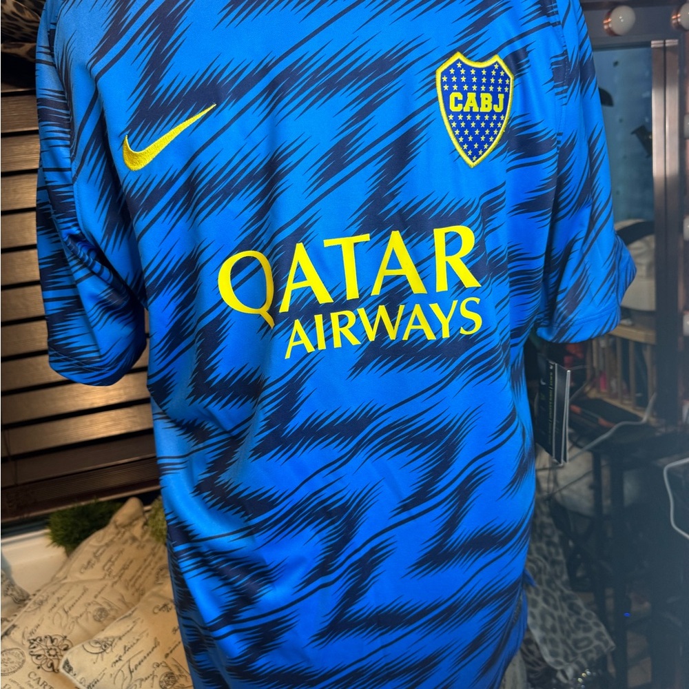 Blue Jersey with Yellow CABJ Emblem